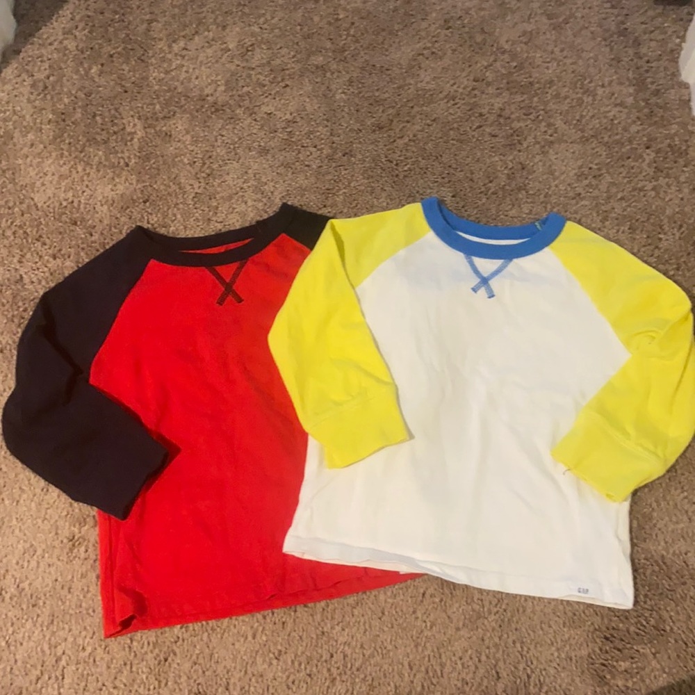 Bundle of Gap Long Sleeve Raglan T-Shirts